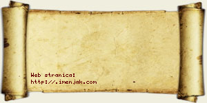 Isidora Bošnjaković vizit kartica